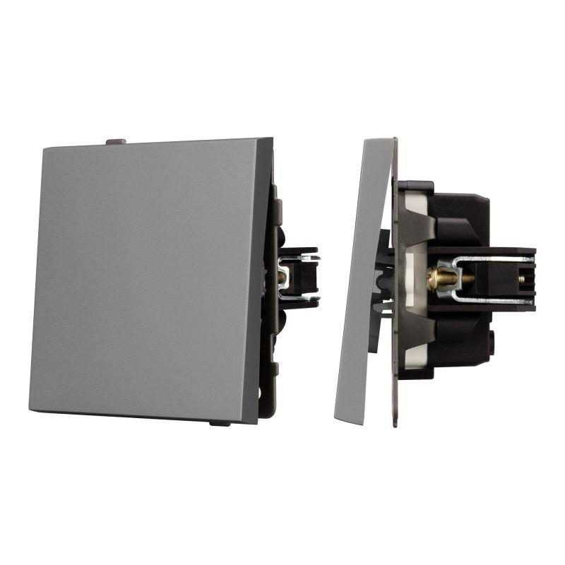 выключатель звонковый swt-tendo-mkr1-pl-gr 10а 230в механизм arlight 054144 от BTSprom.by