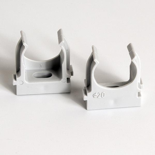 держатель для труб (клипса) d20мм сер. (уп.100шт) tokov electric tke-lc-20-c06/100 от BTSprom.by