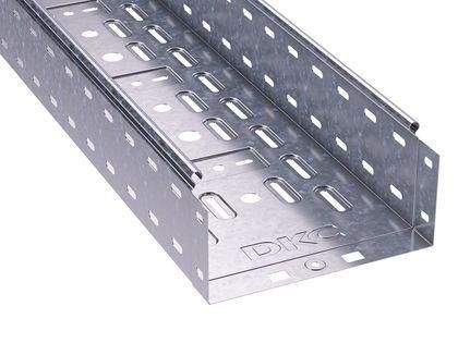 Лоток листовой перфорированный 200х100 L2000 сталь 0.8мм цинк-ламель DKC 35333ZL от BTSprom.by