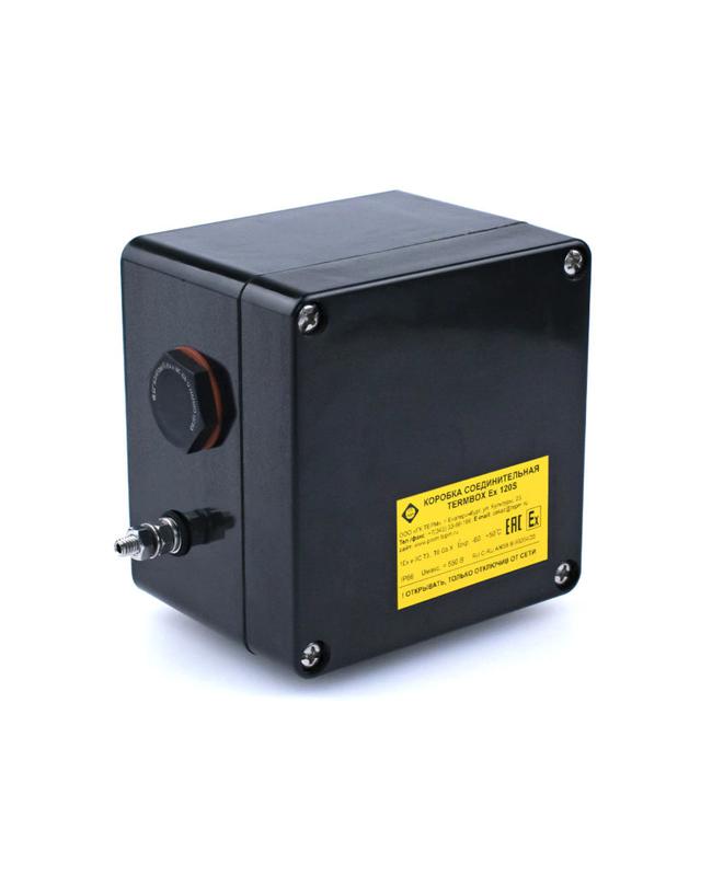  Коробка соединительная предназначена для выводов датчиков температуры с кабелями систем управления и контроля соед. и разветвления EXTHERM TERMBOX Ex 120S фото в каталоге от BTSprom.by