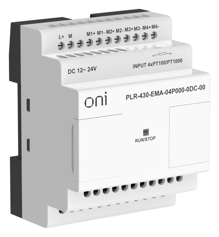  Модуль расширения входов выходов ПЛК 430 4 входа Pt100/Pt1000 24В DC ONI PLR-430-EMA-04P000-0DC-00 фото в каталоге от BTSprom.by
