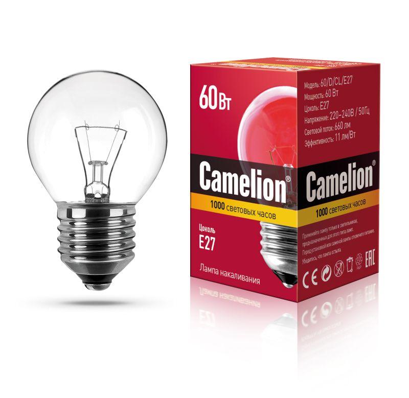 лампа накаливания mic d cl 60вт e27 camelion 8973 от BTSprom.by