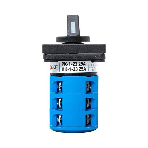  Переключатель кулачковый ПК-1-23 3П 25А "1-0-2" EKF pk-1-23-25 фото в каталоге от BTSprom.by