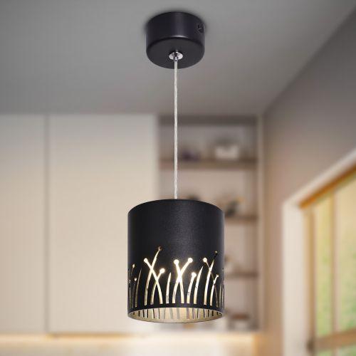 светильник подвесной (подвес) pl30 bk цоколь gx53 потолочный цилиндр черн. эра б0061408 от BTSprom.by