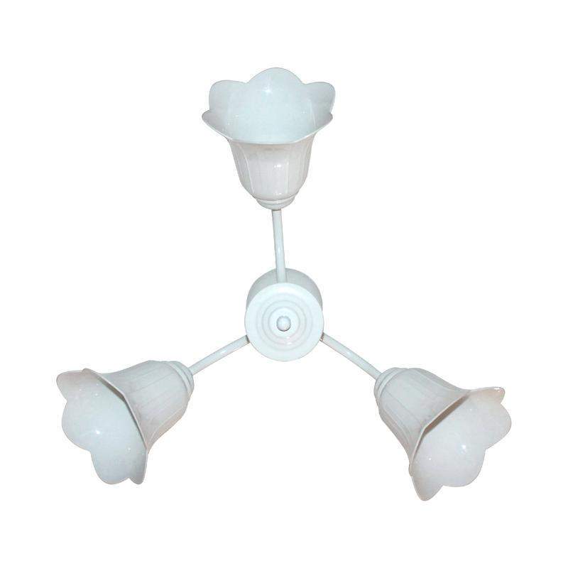  Светильник "Джина" 231 (плафон П0471) НСБ 01-3х60-151 Е27 (ИМ) подвесной бел. Элетех 1005404994 фото в каталоге от BTSprom.by