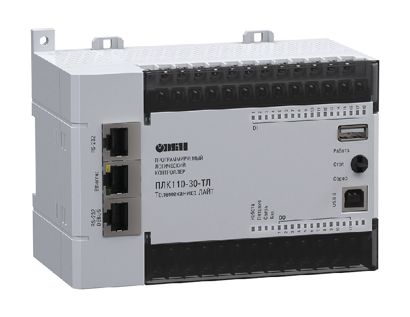 контроллер для телеметрии и диспетчеризации плк110-24.30-тл овен 72393 от BTSprom.by