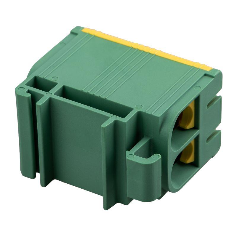  Клемма вводная силовая распределительная КВС 6-50кв.мм 2-рядная PE желт./зел. Rexant 11-2114 фото в каталоге от BTSprom.by