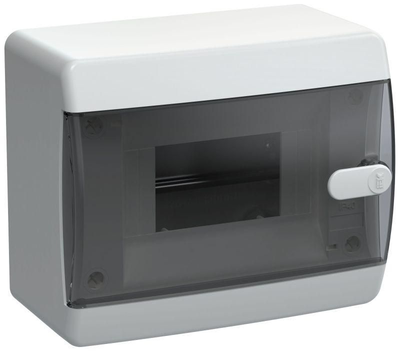 корпус щрн-п-6 union compact ip41 черн. прозр. дверь пластик. iek uic-kp12-n-06-41-k01 от BTSprom.by