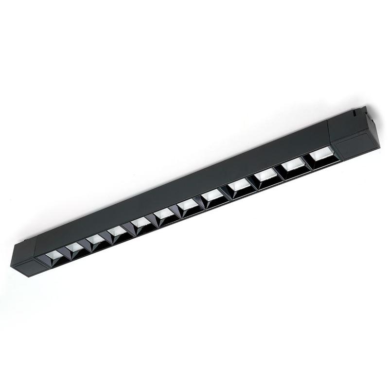 светильник светодиодный трековый на шинопровод 30вт 2700лм 4000к 60град. черн. al130 lensline feron 48374 от BTSprom.by