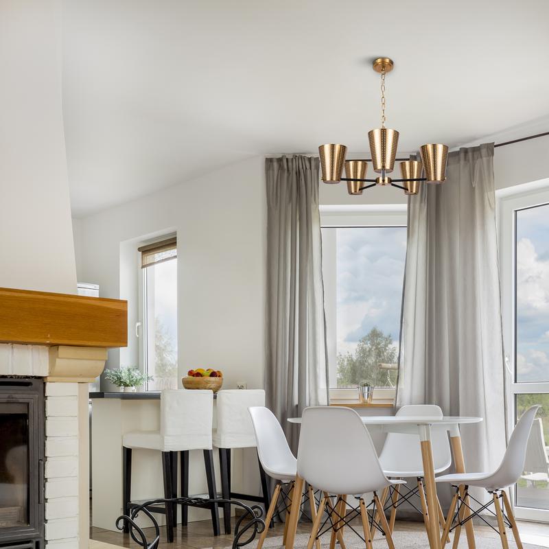  Светильник Terra 40Вт E14х5 IP20 подвесной Freya FR5260PL-05BS фото в каталоге от BTSprom.by