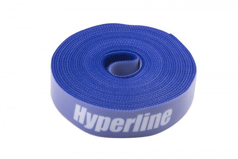 лента-липучка wasnr-5х25-bl 25х5000мм син. (рулон) hyperline 401689 от BTSprom.by
