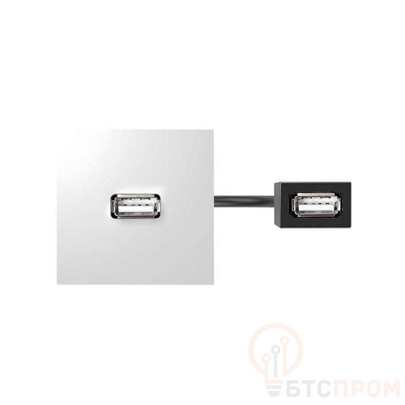 Модуль с адаптером проходной USB мама/мама бел. Simon 400 40001191-030 фото в каталоге от BTSprom.by  Модуль с адаптером проходной USB мама/мама бел. Simon 400 40001191-030 фото в каталоге от BTSprom.by
