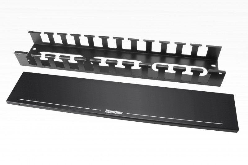 организатор кабельный с крышкой 19дюйм 2u cm-2u-mlf-cov метал. hyperline 483112 от BTSprom.by