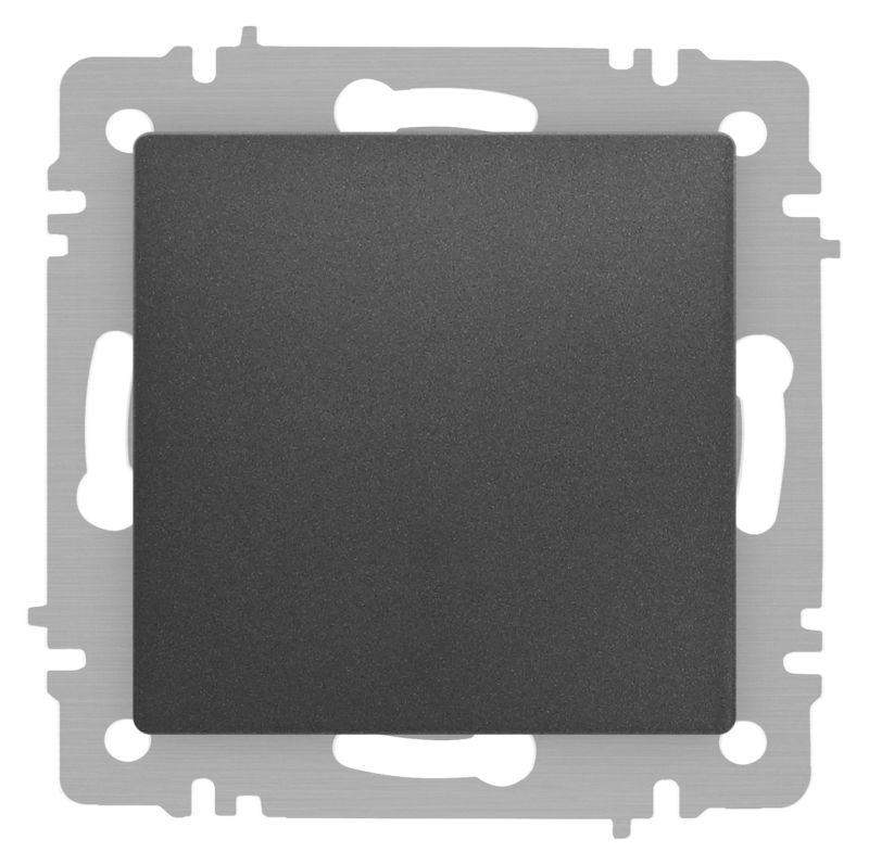 выключатель 1-кл. сп accent 6-101-07 10а ip20 250в al/cu графит intro б0063459 от BTSprom.by