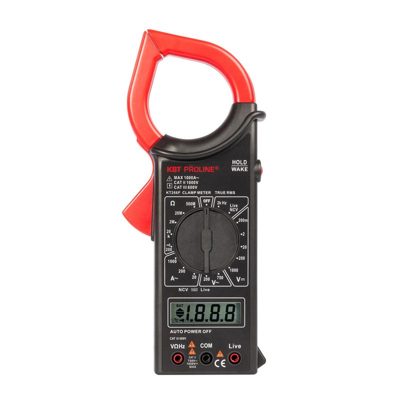 клещи токовые цифровые "proline" kt 266f квт 79133 от BTSprom.by