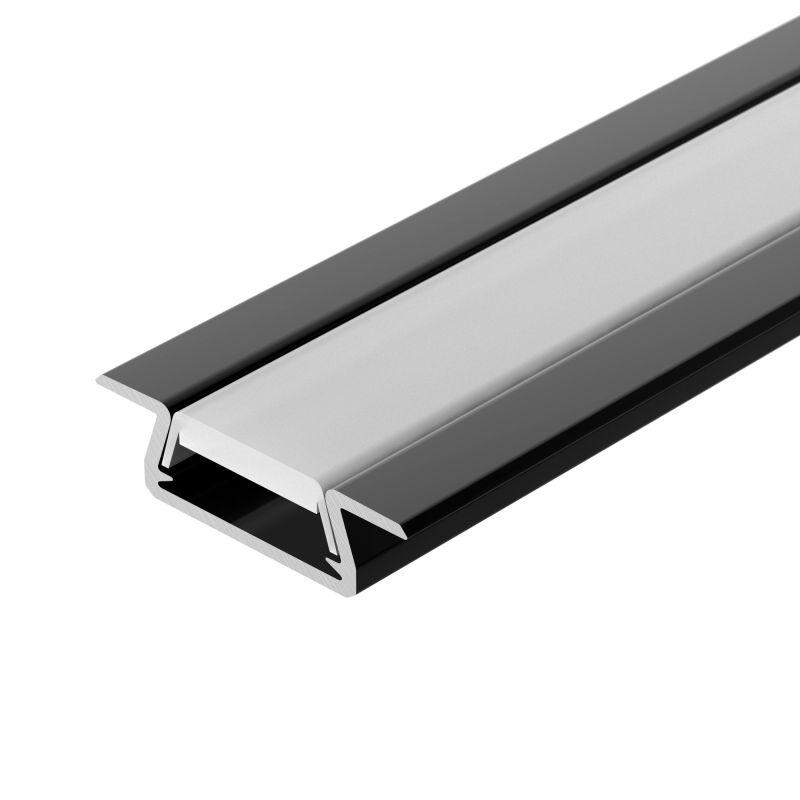 профиль mic-fs-2000 anod black l2000 без экрана алюм. arlight 040019 от BTSprom.by