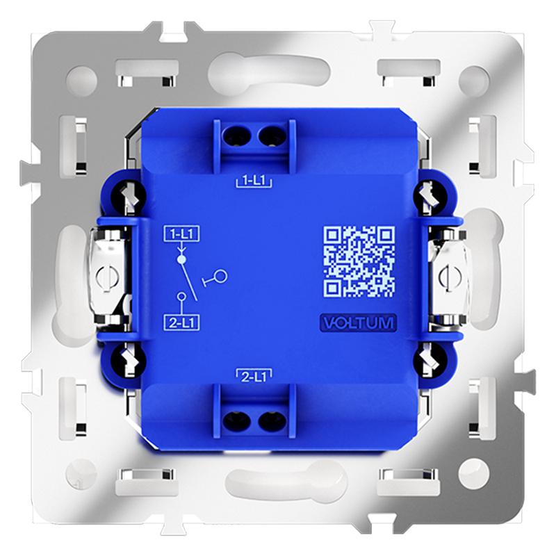  Выключатель 1-кл. СП S70 10А механизм кашемир Voltum VLS010103 фото в каталоге от BTSprom.by