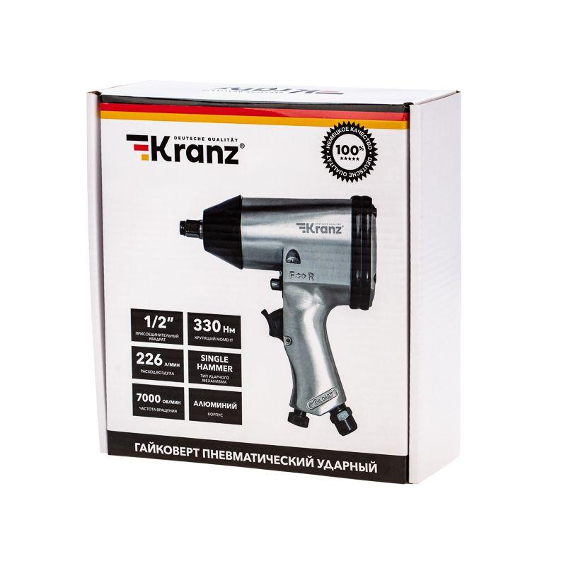  Гайковерт пневматический 1/2" 330 Нм Kranz KR-80-0701 фото в каталоге от BTSprom.by