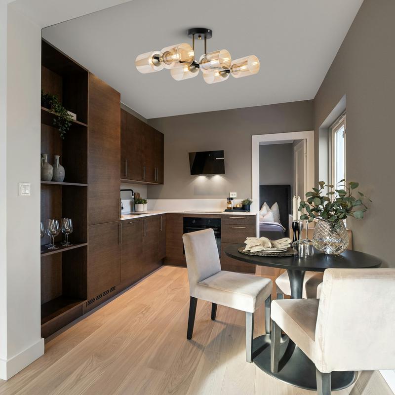  Люстра Glow 60Вт E27х6 IP20 Freya FR5129PL-06B фото в каталоге от BTSprom.by