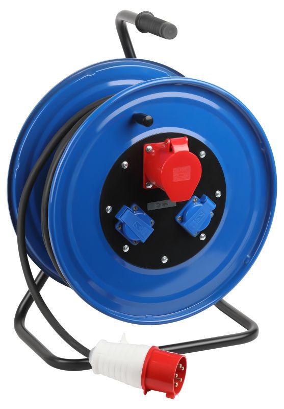 удлинитель на катушке 3х50м 32а ip44 ind380-rm-3e-5х2.5-50m-ip44 1хcee 5п 2хschuko 380в кг 5х2.5 эра б0057311 от BTSprom.by