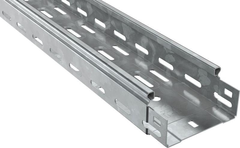 Лоток листовой перфорир. 100х50 L3000 сталь 1мм HDZ IEK CLP10-050-100-100-3-M-HDZ от BTSprom.by