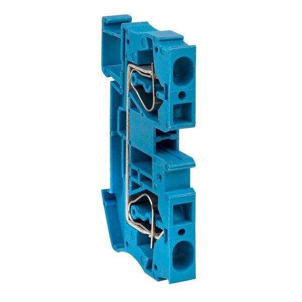  Колодка клеммная ST-6 57А пружинная син. EKF plc-jxb-st-6-blue фото в каталоге от BTSprom.by