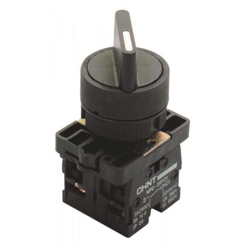переключатель np2-ed45 2 положения возвратом 1но+1нз ip40 (r) chint 574101 от BTSprom.by