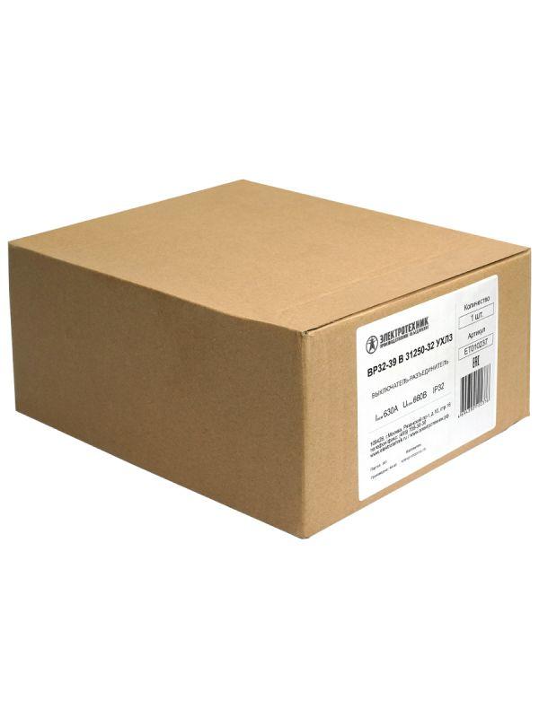  Выключатель-разъединитель ВР32-39 В 31250-32 УХЛ3 630А съемная боковая смещенная рукоятка 3п на одно направление с дугогасительными камерами IP32 Электротехник ET010237 фото в каталоге от BTSprom.by