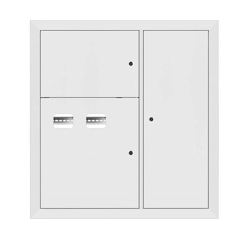 щит этажный 2кв. ral9003 (1000х950х160) basic ekf mb28-v-2-r9003 от BTSprom.by