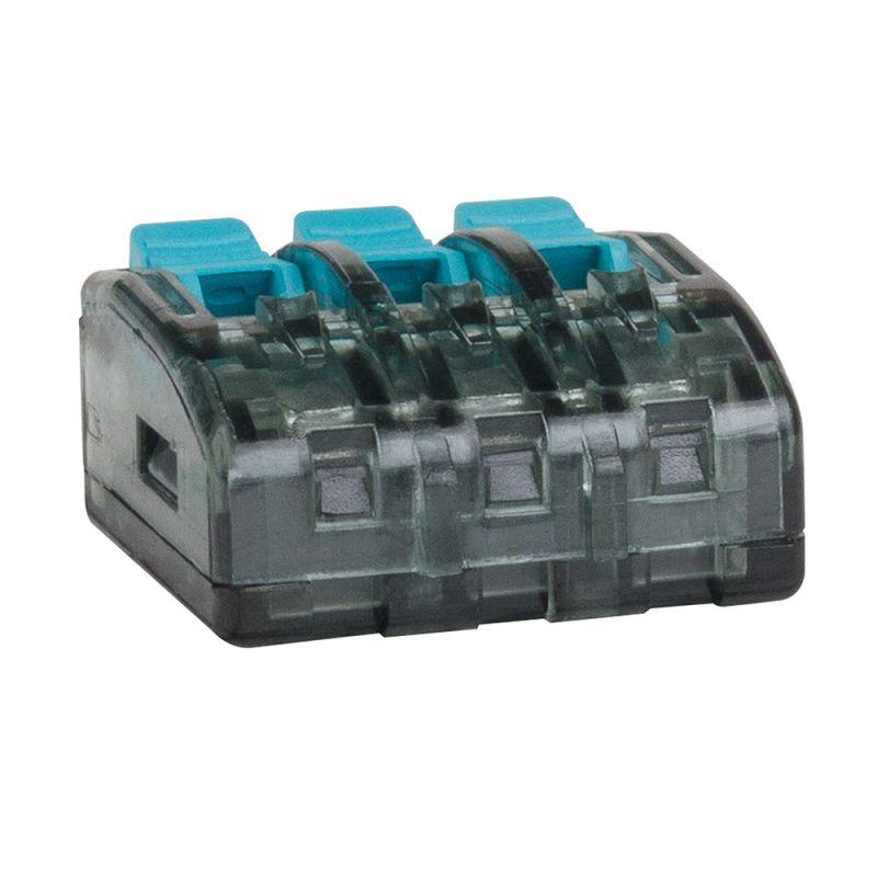 клемма строительно-монтажная optikit смк 221-413 с рычагом 3 отверстия 0.2-2.5(4.0)кв.мм кэаз 351067 от BTSprom.by