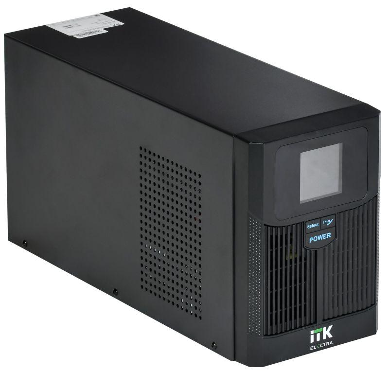 источник бесперебойного питания electra lt 1ква/0.8квт без акб usb schuko itk elt-1000va-1-l-s от BTSprom.by
