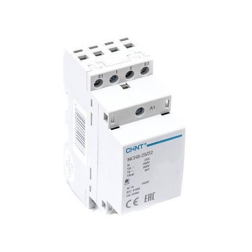 контактор модульный nch8-25/22 25а 2нз+2но ac 230в 50гц (r) chint 256091 от BTSprom.by