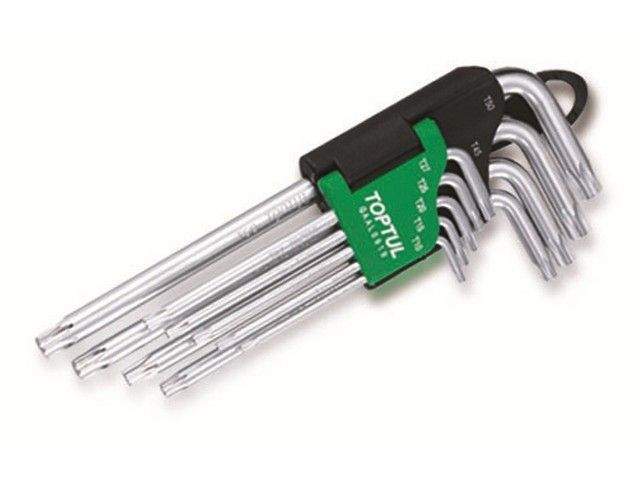 набор ключей torx t10-т50 9шт с отверстием длинных toptul gaal0919 от BTSprom.by