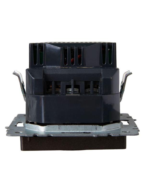  Розетка BRITE РЮш10-1-БрТБ 16А с USB A+A 2.1А с заземл. защ. шторки темн. механизм бронза IEK BR-R14-16-U21-D21-K45 фото в каталоге от BTSprom.by