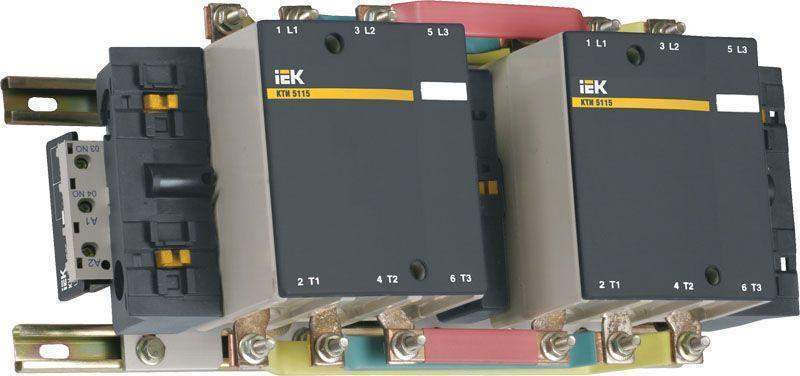 контактор кти-52653 реверс 265а 230в/ас3 iek kkt53-265-230-10 от BTSprom.by