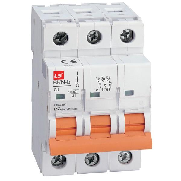 выключатель автоматический модульный 3п d 25а 10ка bkn-b ls electric 061302358b от BTSprom.by