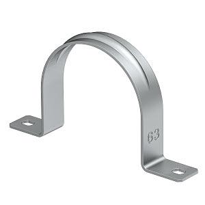 скоба крепежная двухлапковая d16мм 605 16 alu метал. оцинк. obo 1017799 от BTSprom.by