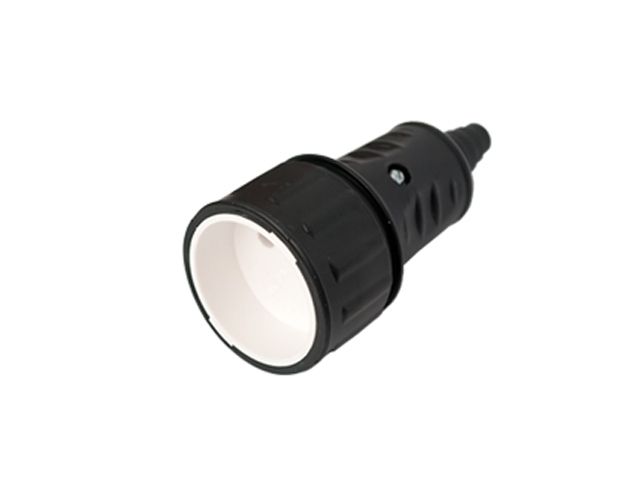 розетка 1-ая переносная (б/з, 16а, 220в) черная, bylectrica р16-386 от BTSprom.by