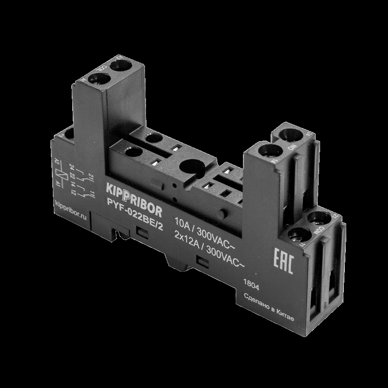 колодка для реле pyf-022be/2 овен 38744 от BTSprom.by