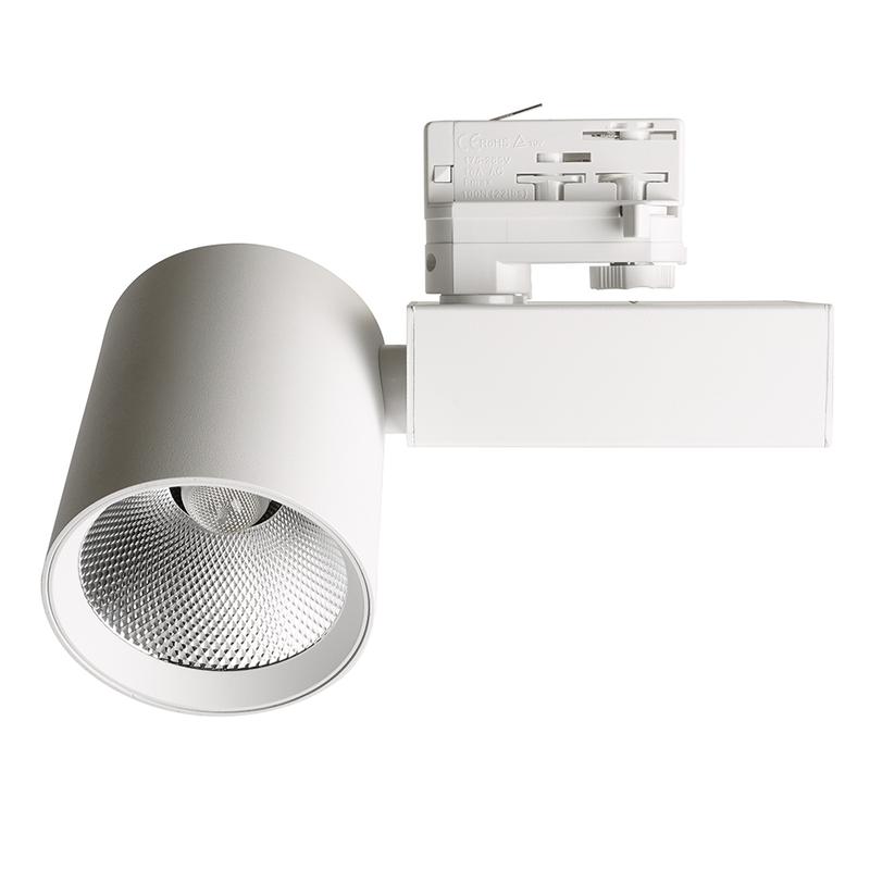 светильник светодиодный трековый на шинопровод 40вт 3600лм 4000к 35град. бел. 3ф al148 со встроенным драйвером feron 51606 от BTSprom.by