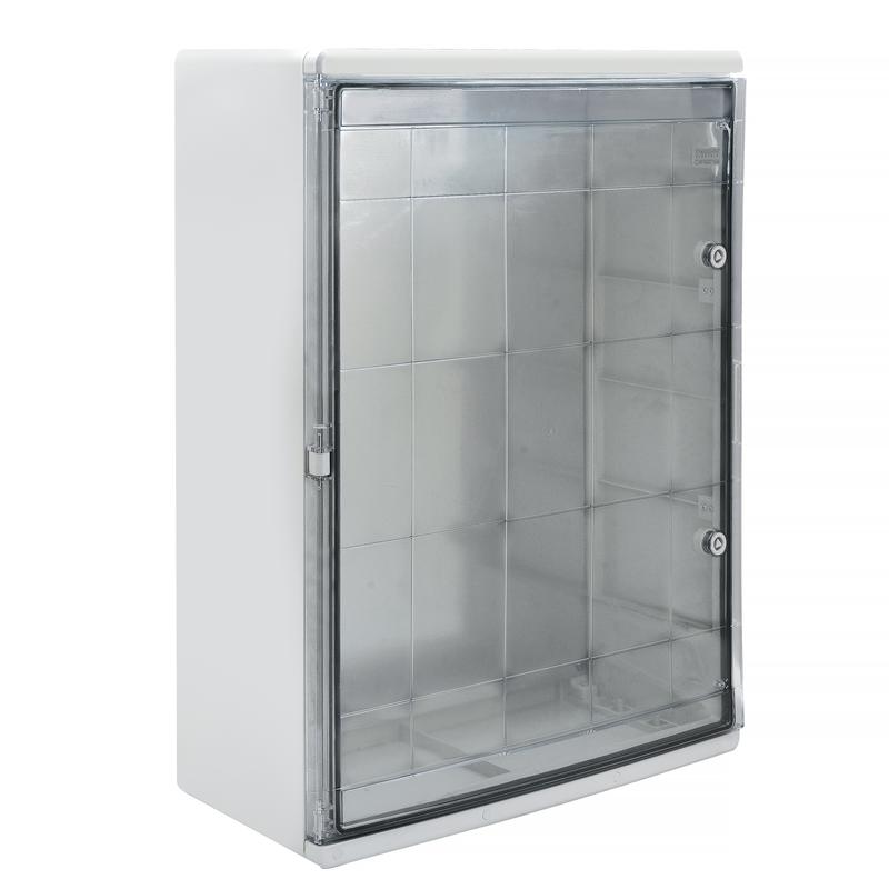 корпус ударопрочный щмпп 600х500х220 ik10 ip65 прозр. дверь абс пластик prizma tokov electric tke-pz-cpb11-ik10-ip65 от BTSprom.by