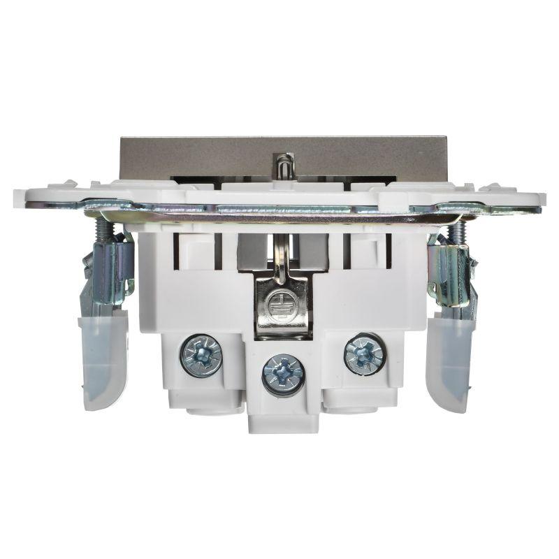  Розетка SKANDY 16А с заземл. без защ. шторок SK-R05Sh шампань IEK SK-R11-16-K37 фото в каталоге от BTSprom.by