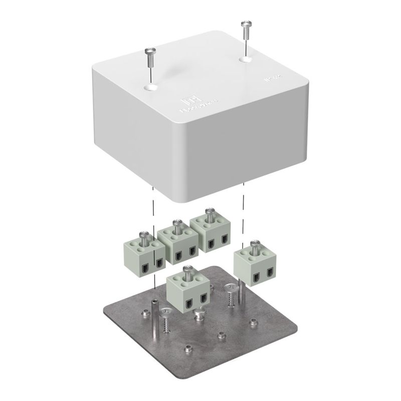 коробка огнестойкая для кабель-канала 40-0460-fr2.5-10 е15-е120 85х85х45 промрукав 40-0460-fr2.5-10 от BTSprom.by