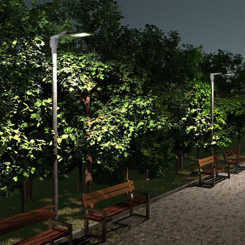  Кронштейн 200х205х100мм на трубу до d58мм/консоль d48мм для уличных светильников сер. GAUSS 903265106 фото в каталоге от BTSprom.by