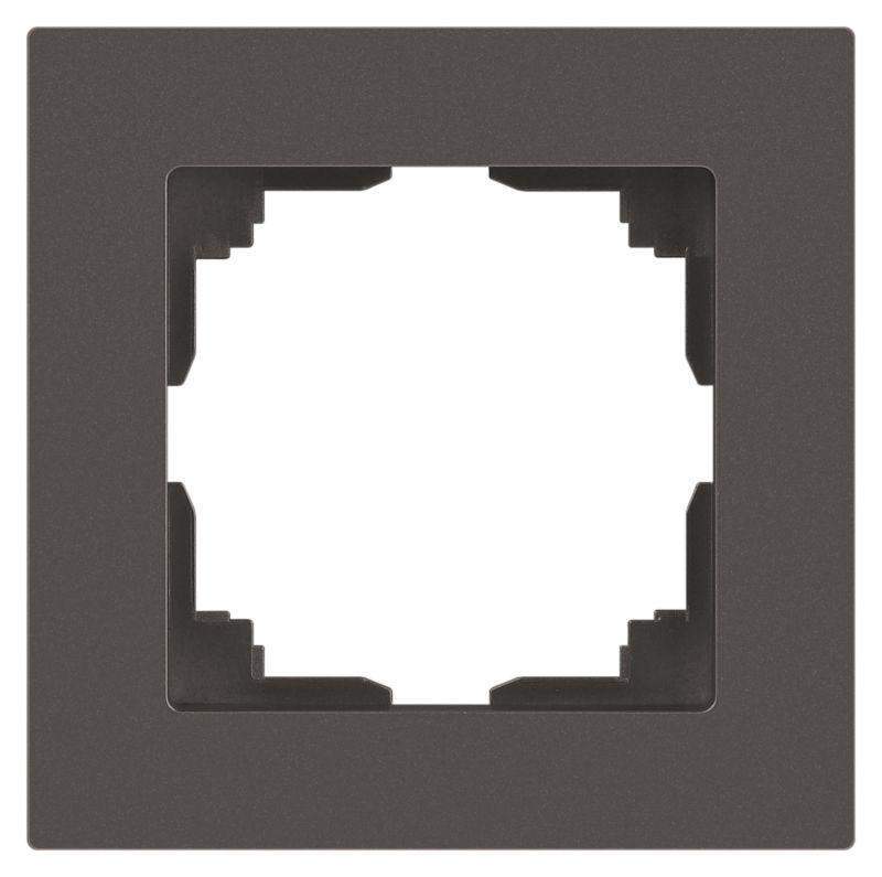 рамка 1-м сп accent 6-501-09 титан intro б0063769 от BTSprom.by