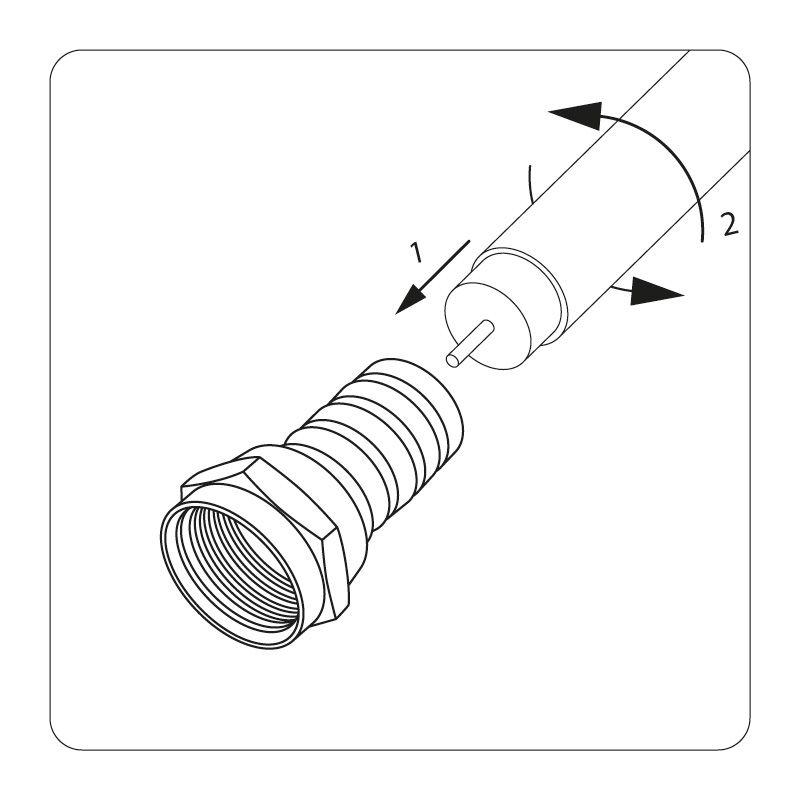 Разъем F RG-59 L=19мм цинк PROCONNECT 05-4002-4 фото в каталоге от BTSprom.by