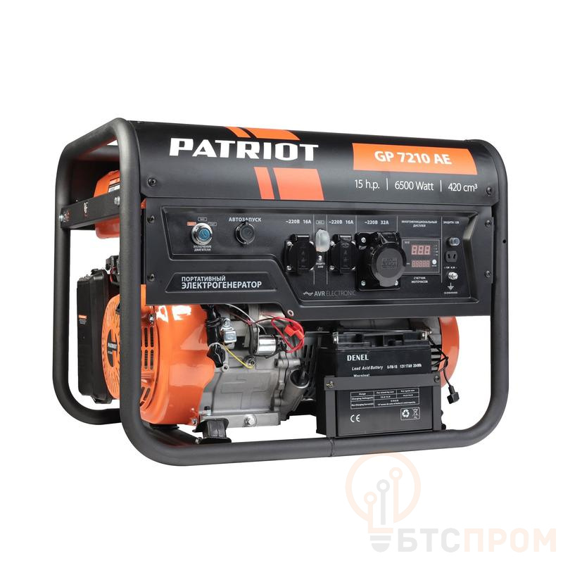 Бензогенератор GP 7210 AE PATRIOT 474101590 фото в каталоге от BTSprom.by  Бензогенератор GP 7210 AE PATRIOT 474101590 фото в каталоге от BTSprom.by