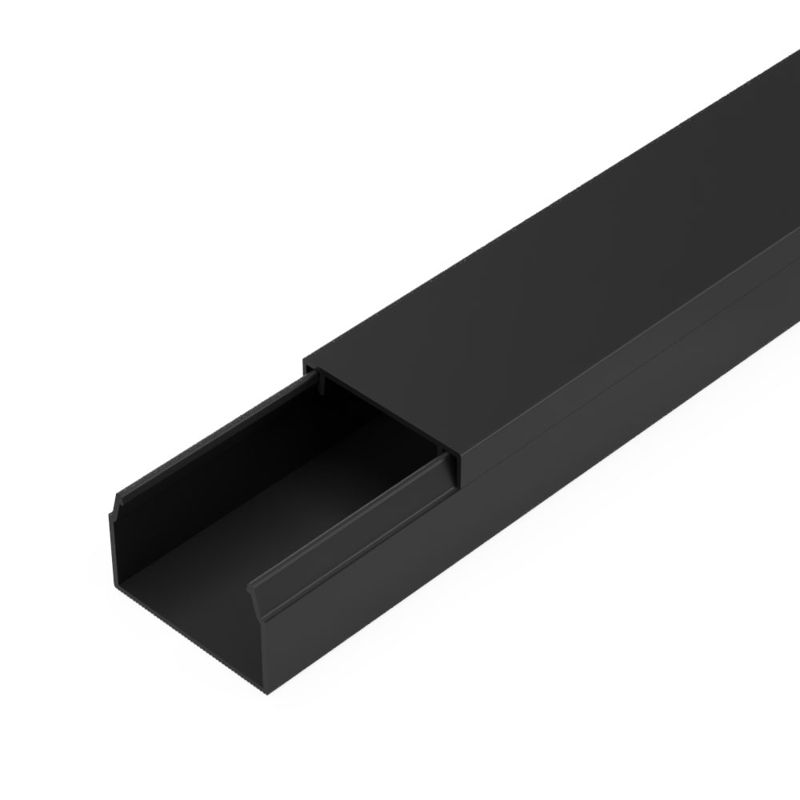 кабель-канал 25х16 l2000 с двойн. замком черн. промрукав pr03.0212 от BTSprom.by