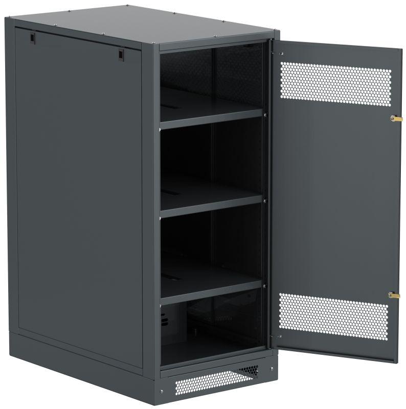 шкаф linea b (пустой) 1350х600мм дверь метал. черн. itk lb05-13h69-m от BTSprom.by