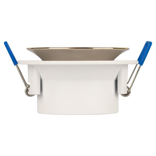  Светильник декоративный KL103 WH/GD MR16 GU5.3 встраив. бел. золото ЭРА Б0056351 фото в каталоге от BTSprom.by